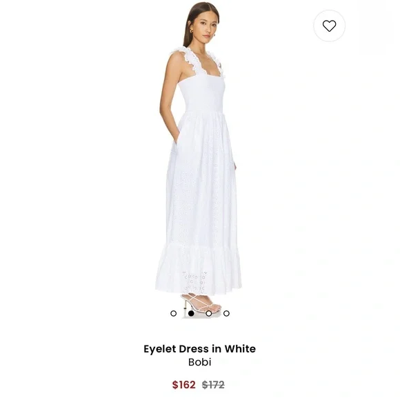 Bobi Los Angeles Eyelet Maxi Dress